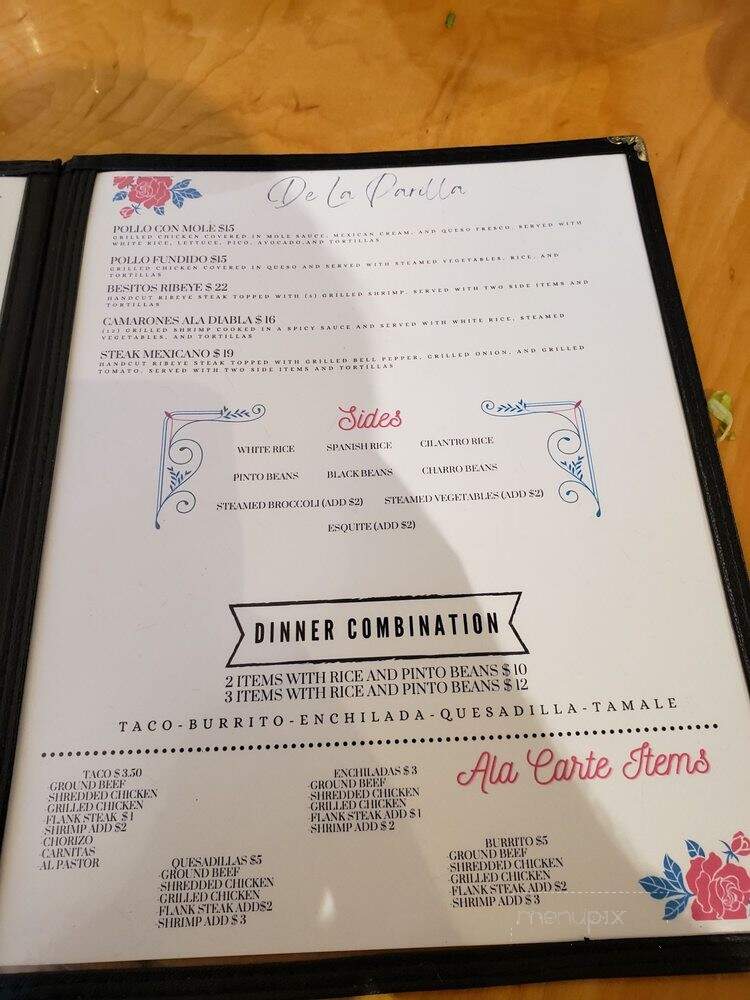 Besitos Mexican Kitchen - Birmingham, AL menu_pic