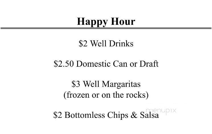North Country Golf Club - Rouses Point, NY menu_pic