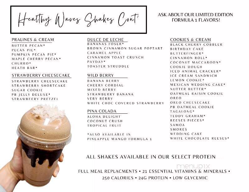 Healthy Wave - Orange Park, FL menu_pic