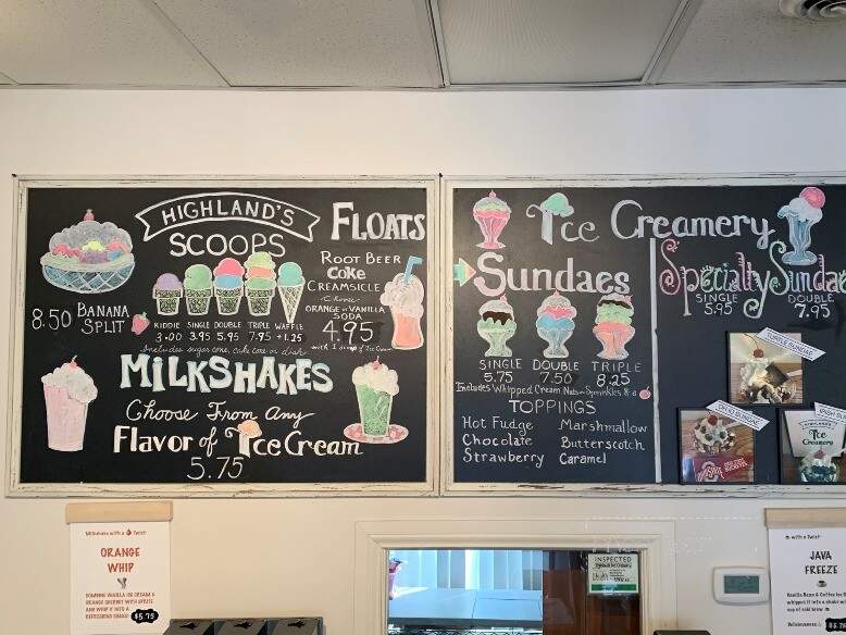 Highland's Ice Creamery - Chillicothe, OH