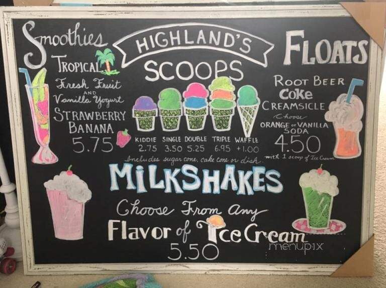 Highland's Ice Creamery - Chillicothe, OH