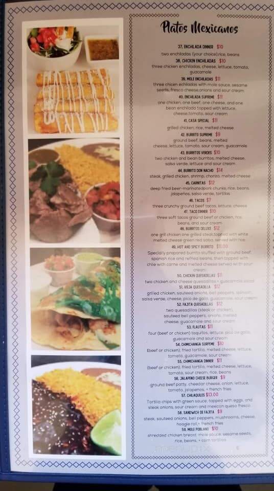 Don Nacho's - Palmetto, GA menu_pic