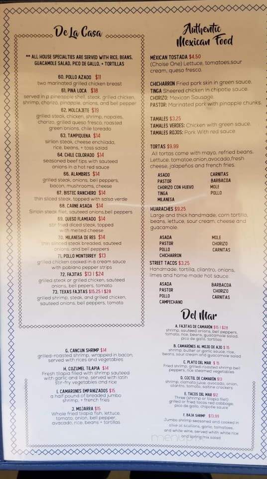 Don Nacho's - Palmetto, GA menu_pic