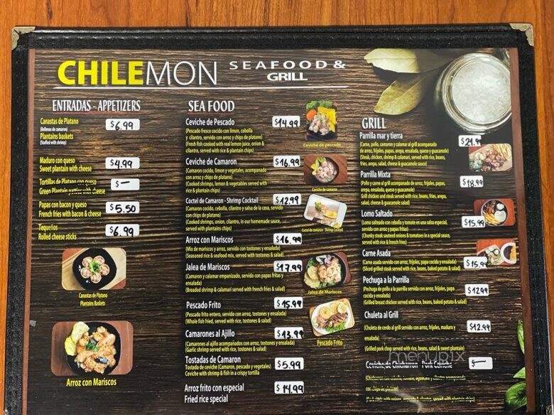 Cevicheria and Grill Chilemon - Memphis, TN menu_pic