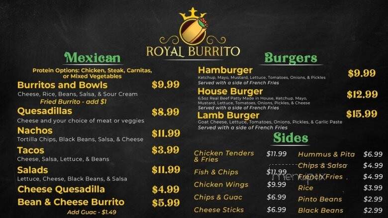 Royal Burrito - Coalinga, CA