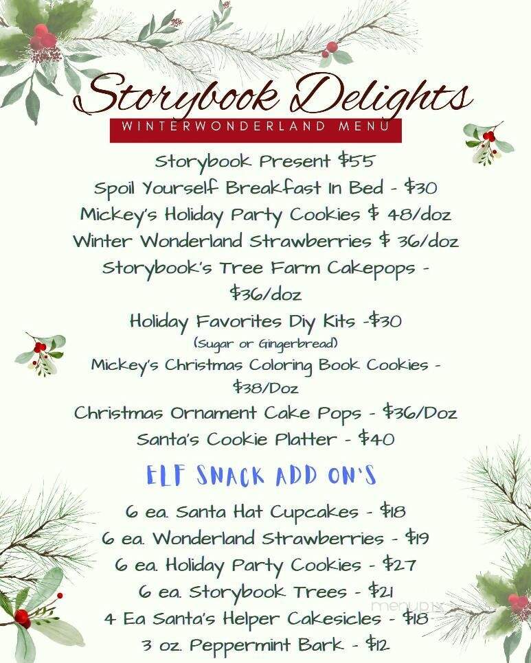 Storybook Delights - Orlando, FL menu_pic