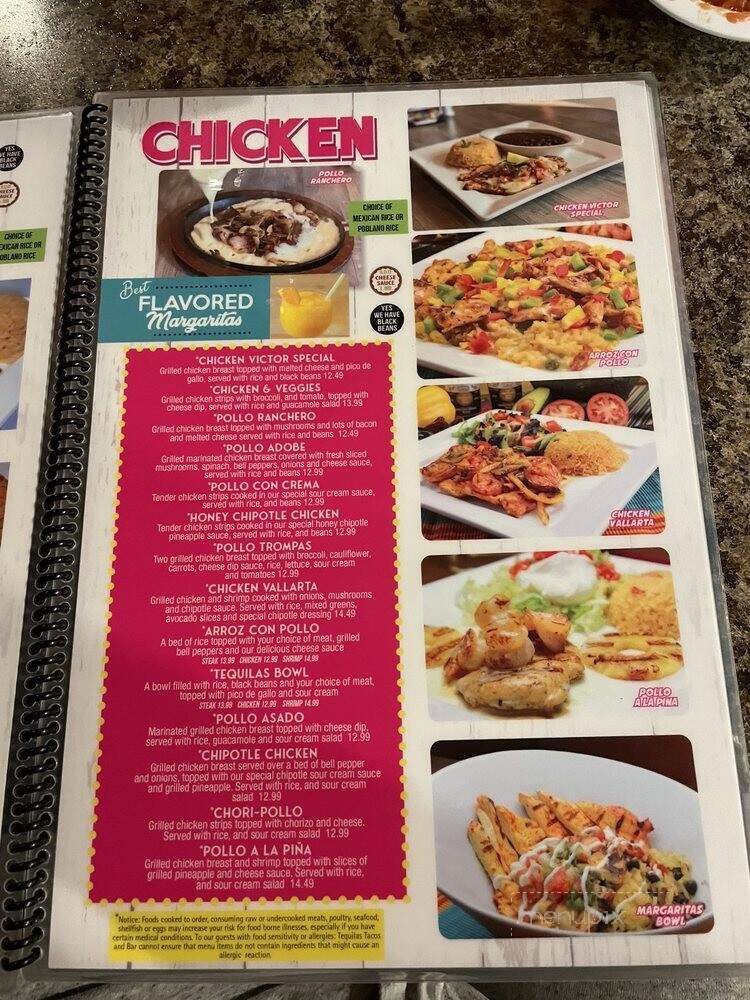 Tequilas Tacos and Bar - Charlotte, NC menu_pic