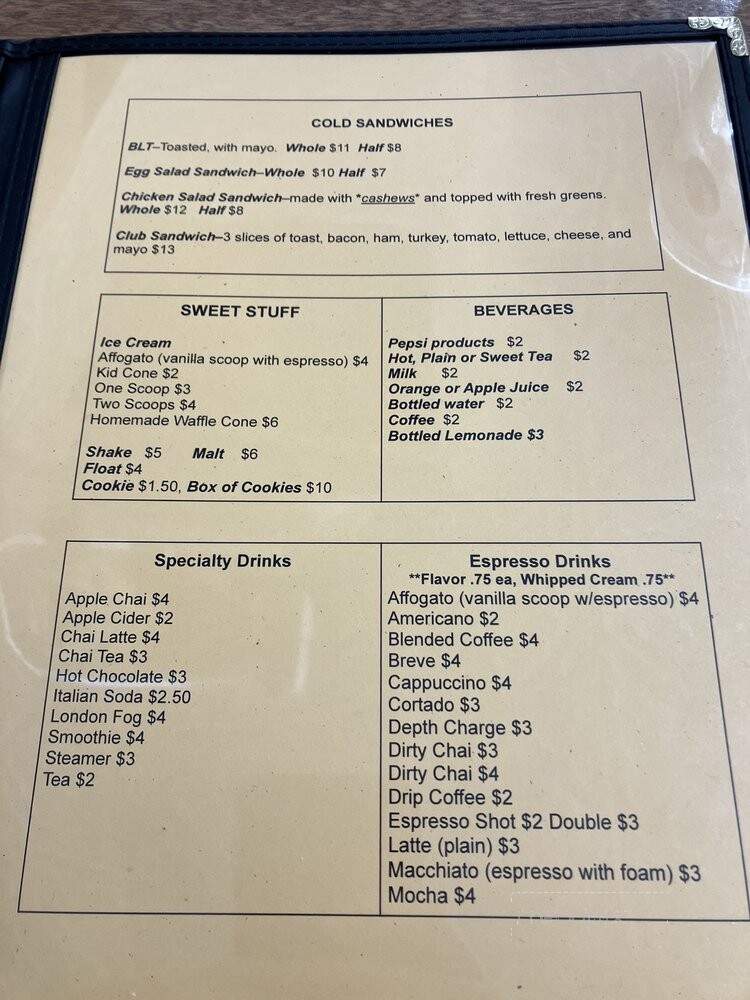 Rest Awhile Cafe - Powell, WY menu_pic
