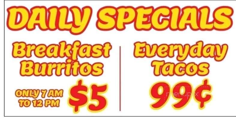 Los Victors - Silver City, NM menu_pic