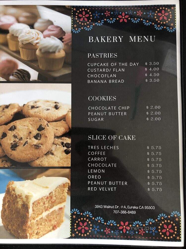 Mi Little Oaxaca Bakery and Cafe - Cutten, CA menu_pic