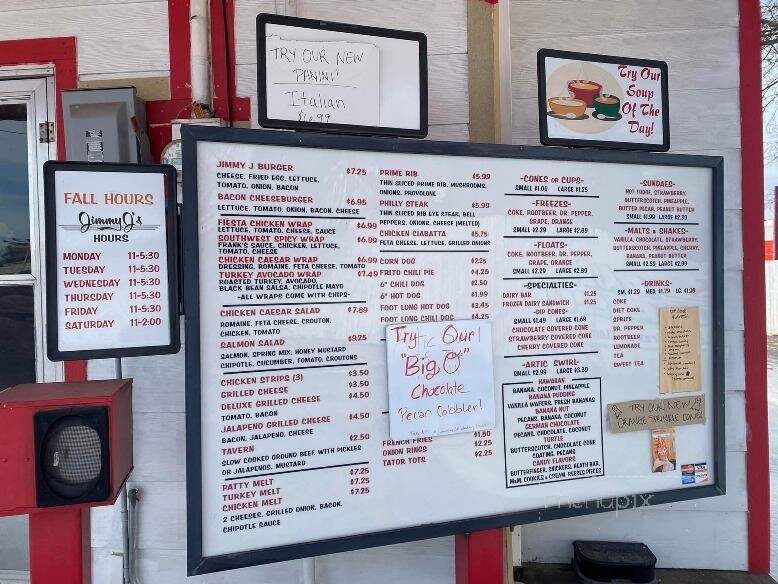 Jimmy J's Dairy Freeze - Ardmore, OK menu_pic