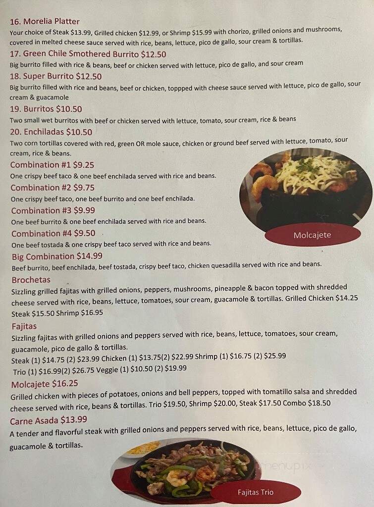 Los Reyes Mexican Grill - Clermont, FL menu_pic