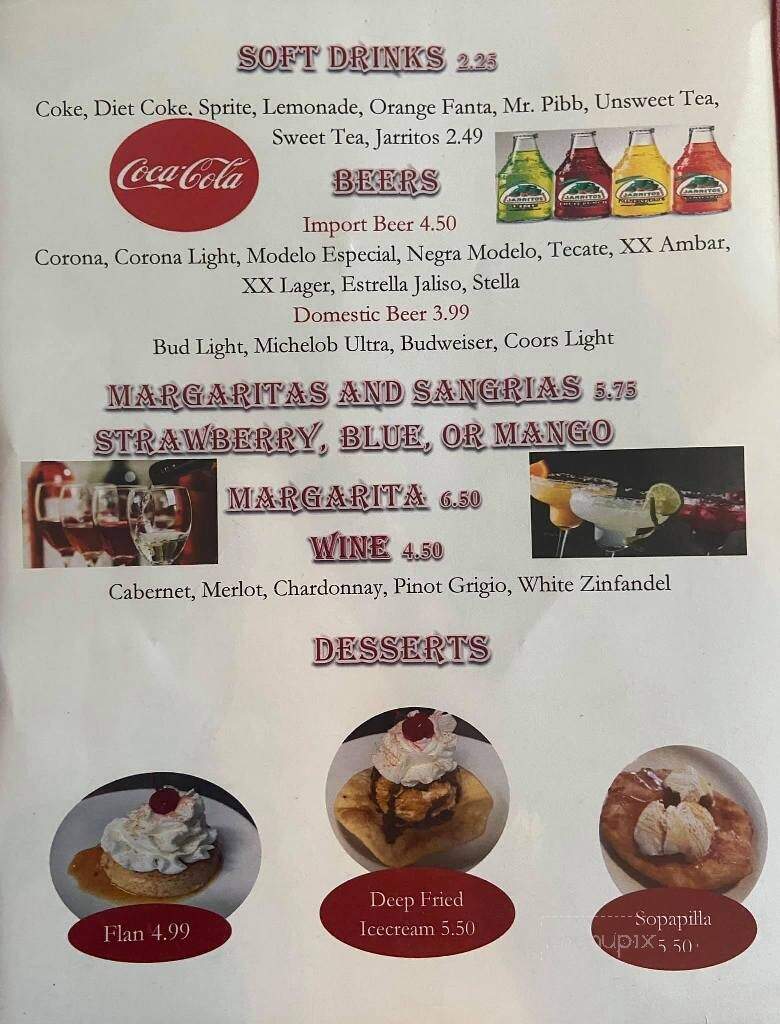 Los Reyes Mexican Grill - Clermont, FL menu_pic
