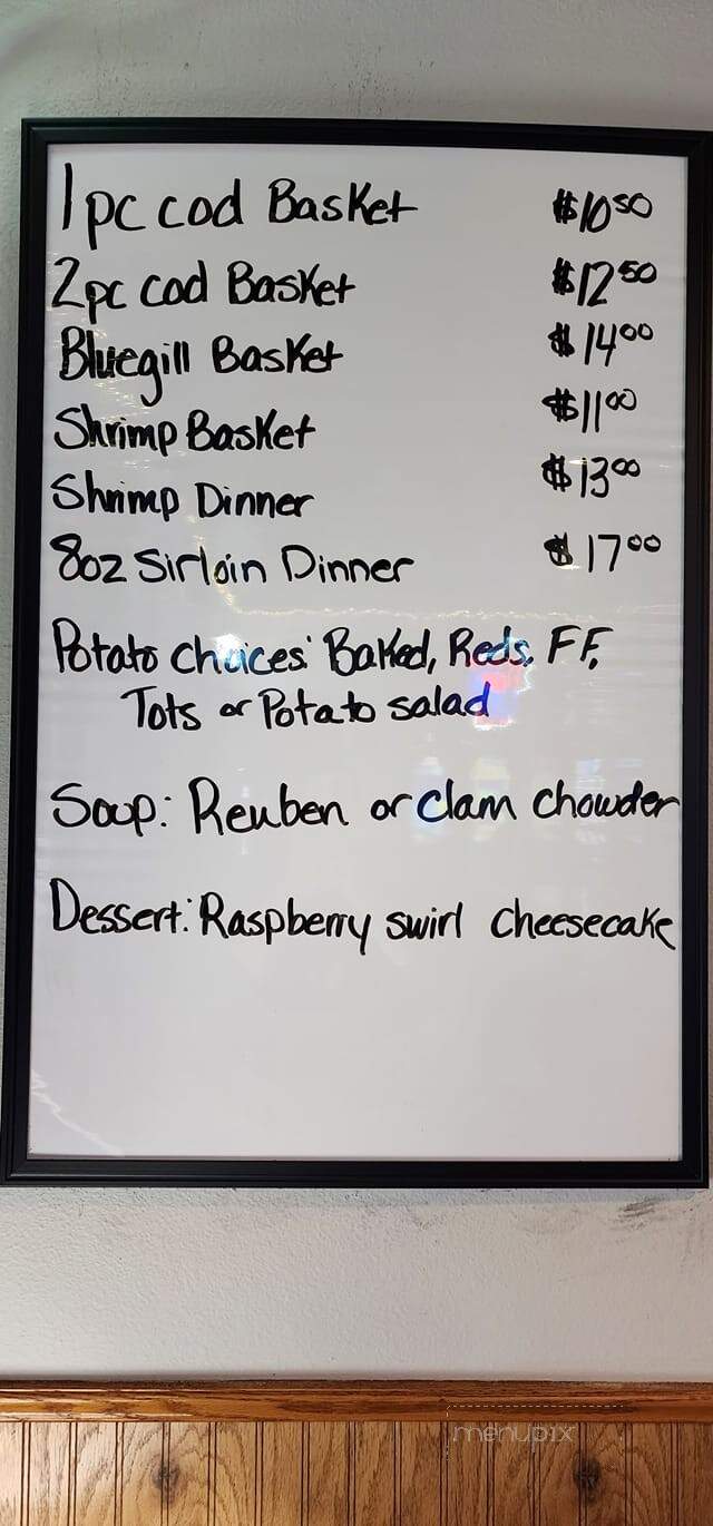 JB's Cafe and Cocktails - Rice Lake, WI menu_pic