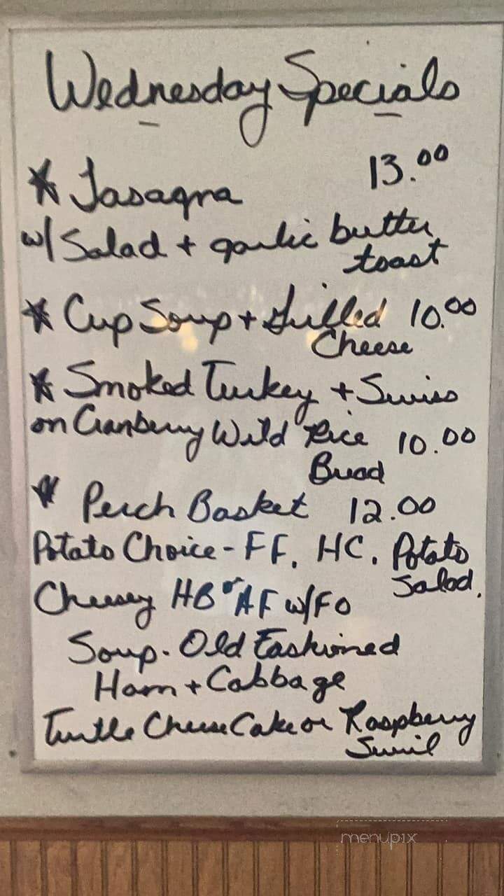 JB's Cafe and Cocktails - Rice Lake, WI menu_pic
