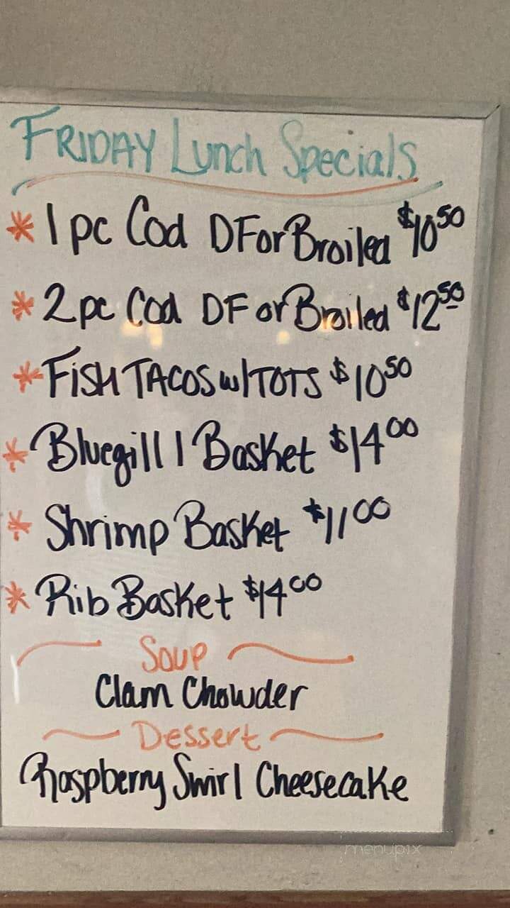 JB's Cafe and Cocktails - Rice Lake, WI menu_pic