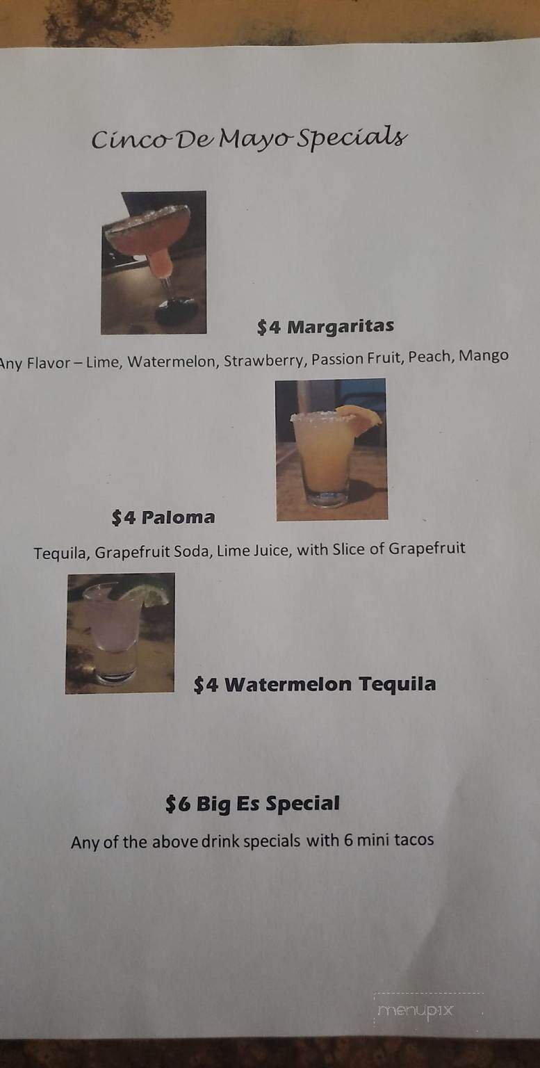 Big E's - Cozad, NE menu_pic