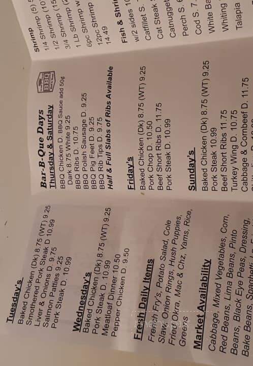 Charlie's S & S Seafood & Soul Food - Waterford Township, MI menu_pic