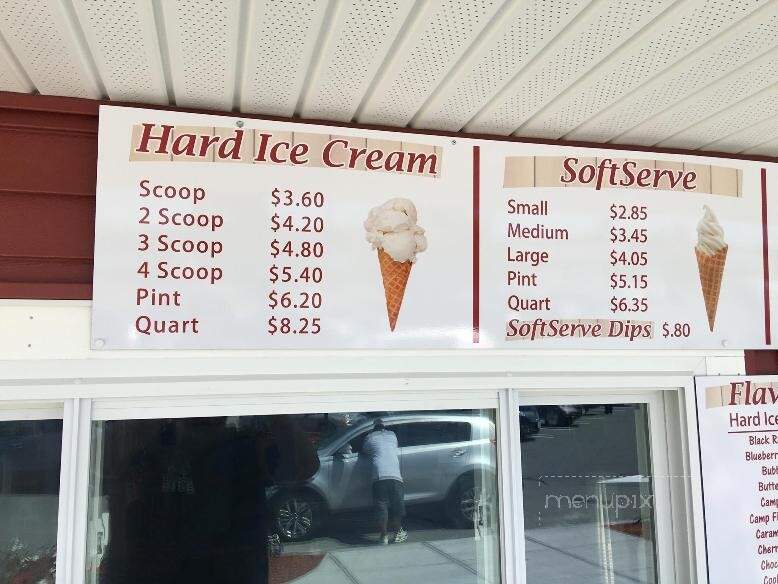 The Barn Icecream - Methuen, MA menu_pic