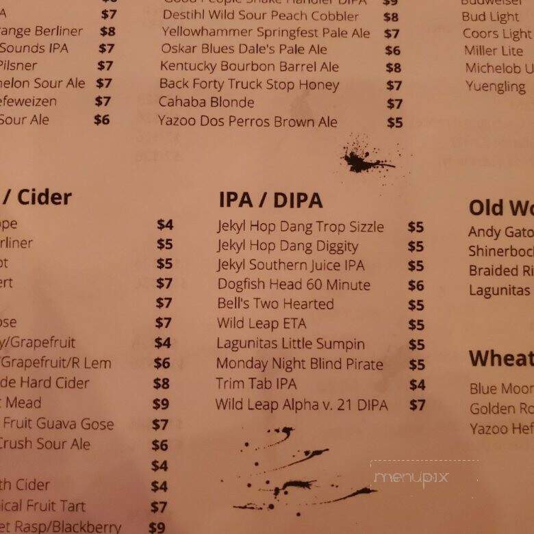 Dough Pizzeria - Opelika, AL menu_pic