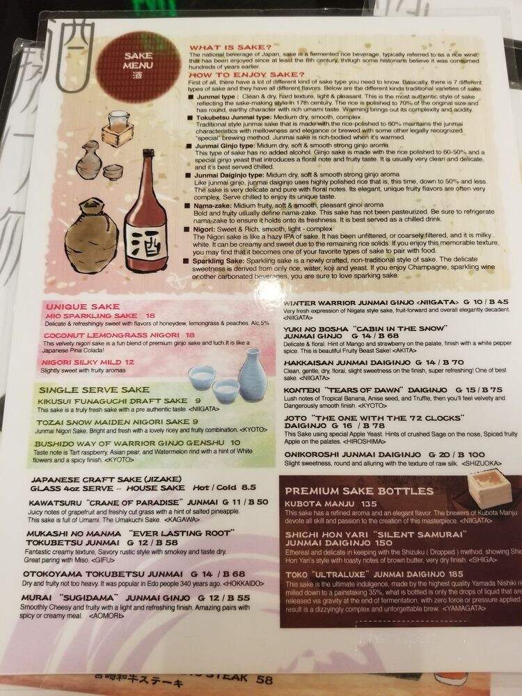 Tanuki No Sato - Gardena, CA menu_pic