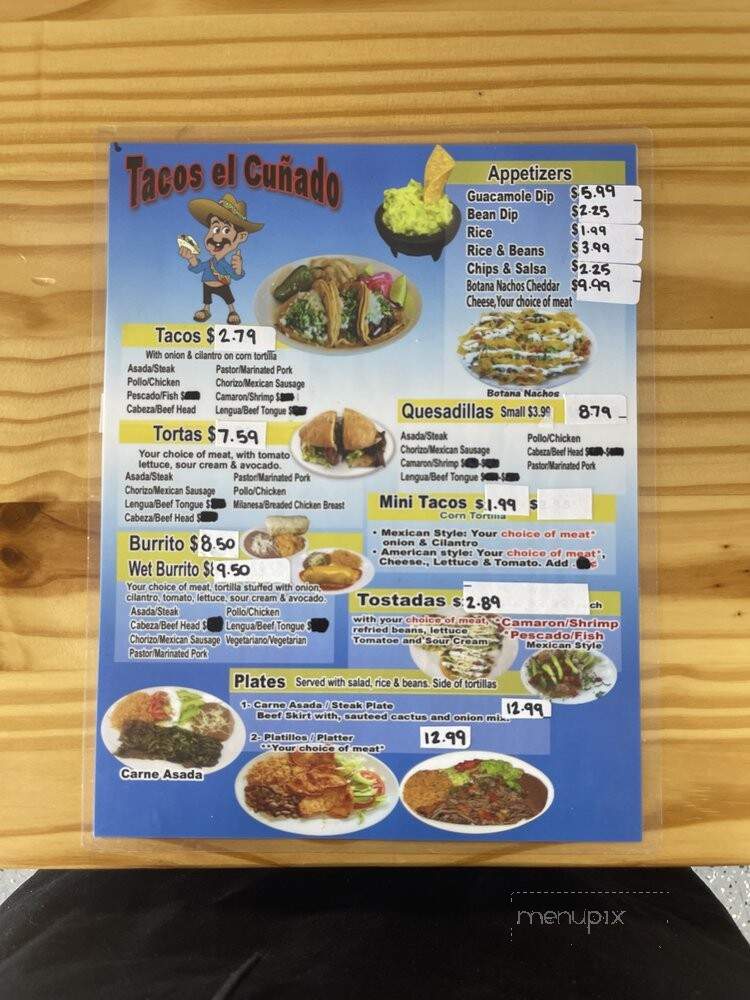 Tacos El Cunado Jenison - Jenison, MI menu_pic