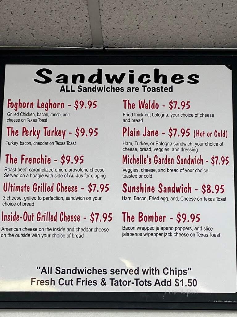 Sweet Sammies - Vernon, TX menu_pic