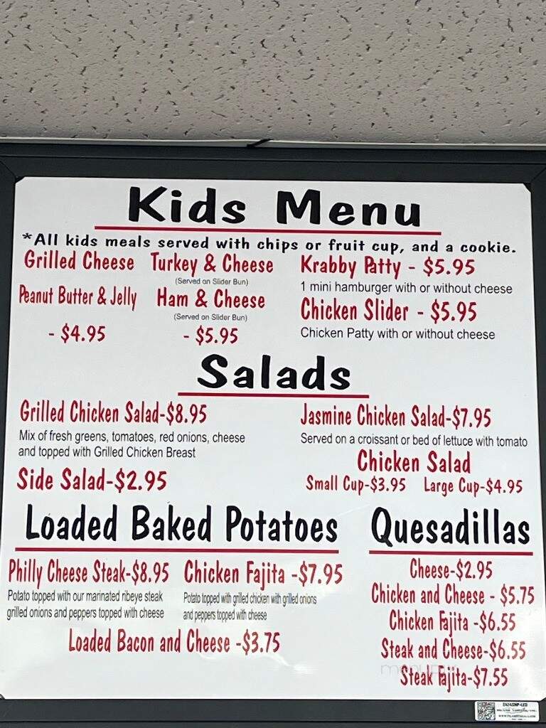 Sweet Sammies - Vernon, TX menu_pic