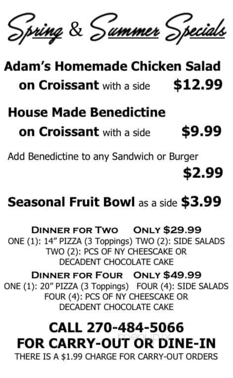 Main Street Tavern - Hopkinsville, KY menu_pic