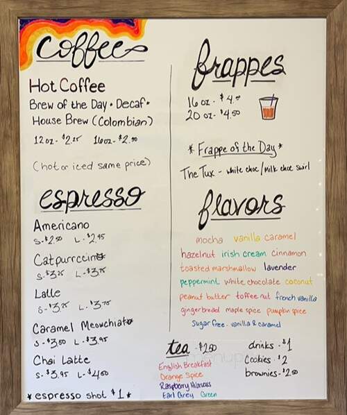 Cool Beans Cat Cafe - Gastonia, NC menu_pic