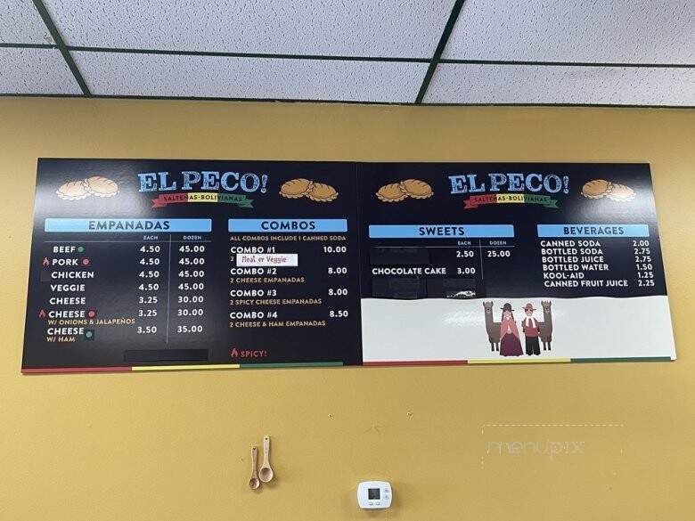 El Peco - Merrimack, NH menu_pic