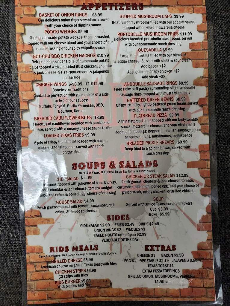 Brickhouse Grill - Lebanon, MO menu_pic