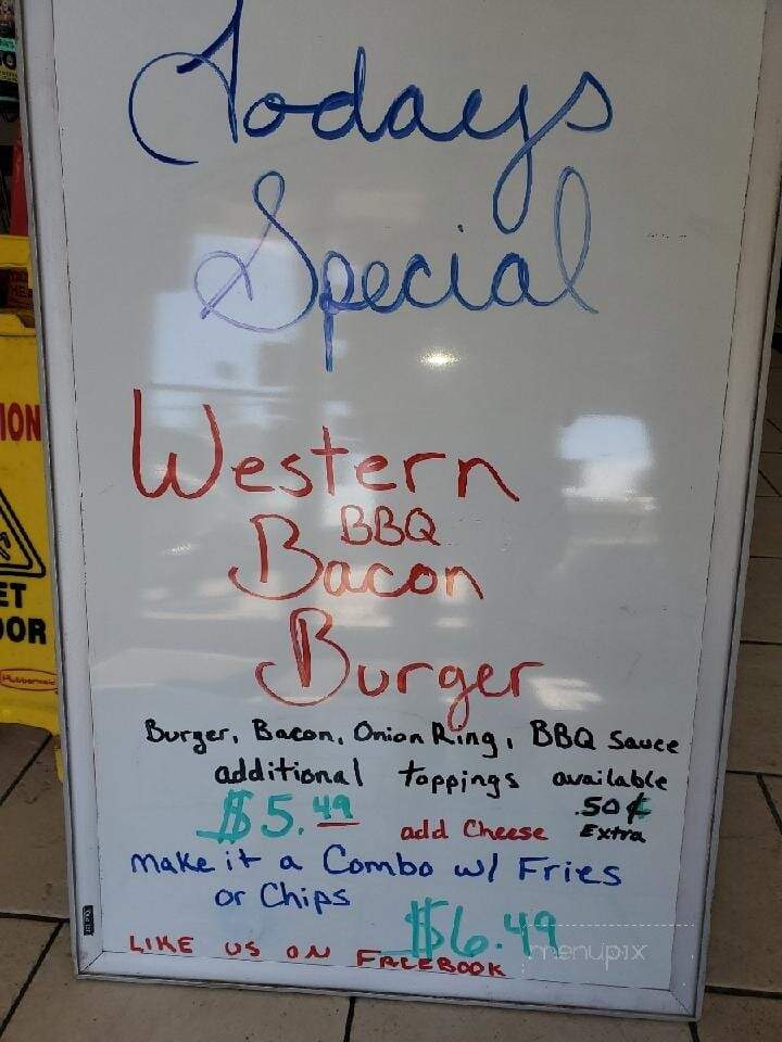 Bunch's Quik-Chek - Eureka Springs, AR menu_pic