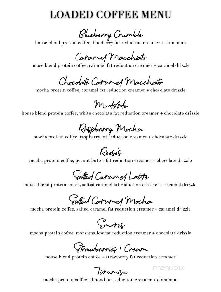 Paint Creek Nutrition - Rochester, MI menu_pic