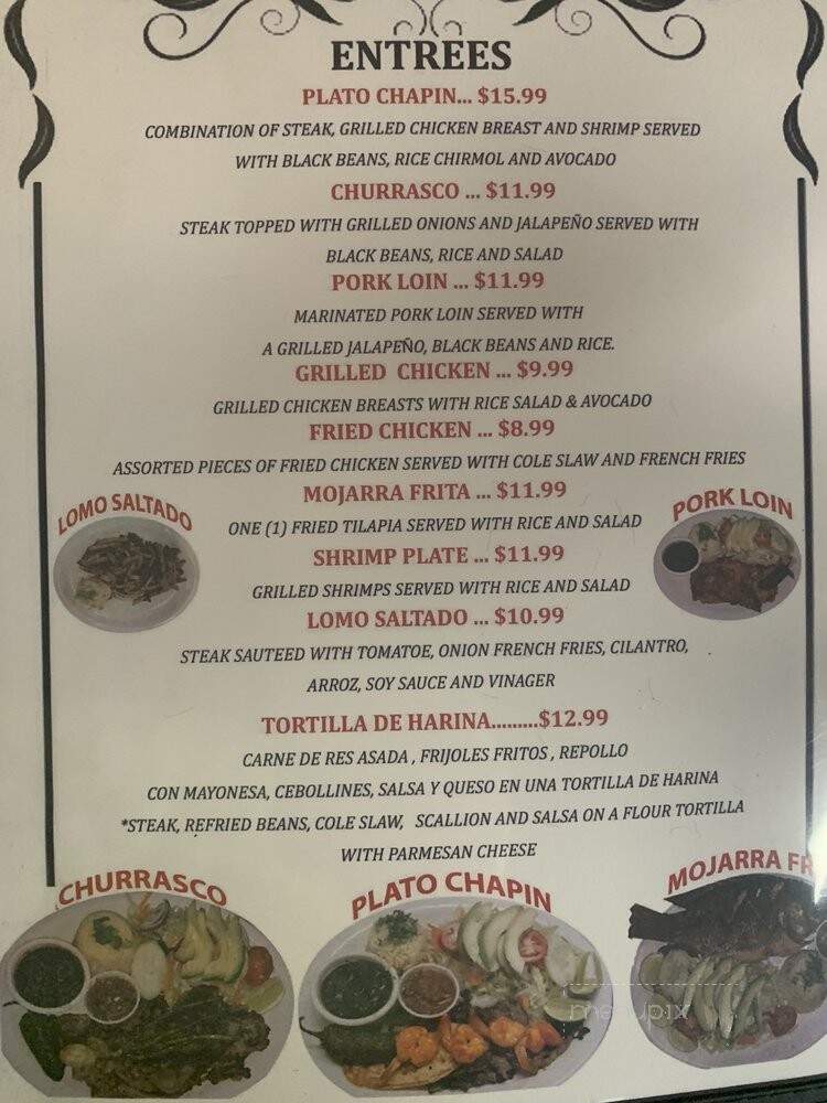 Pupuseria Marelyn - Cleveland, TN menu_pic