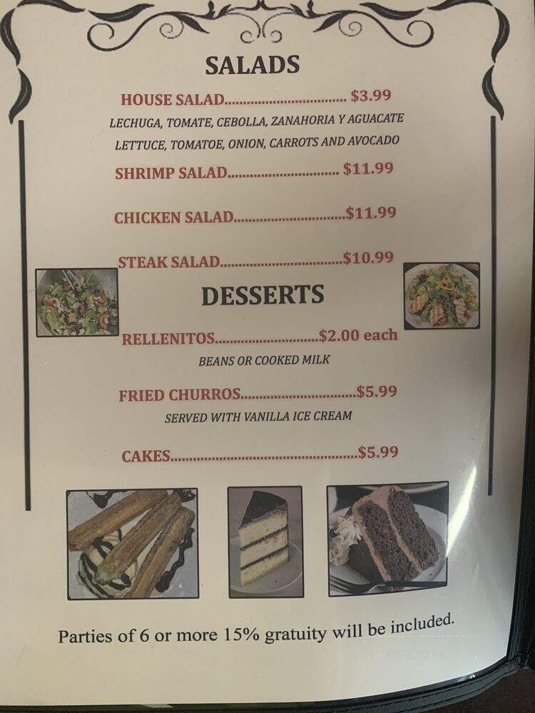 Pupuseria Marelyn - Cleveland, TN menu_pic