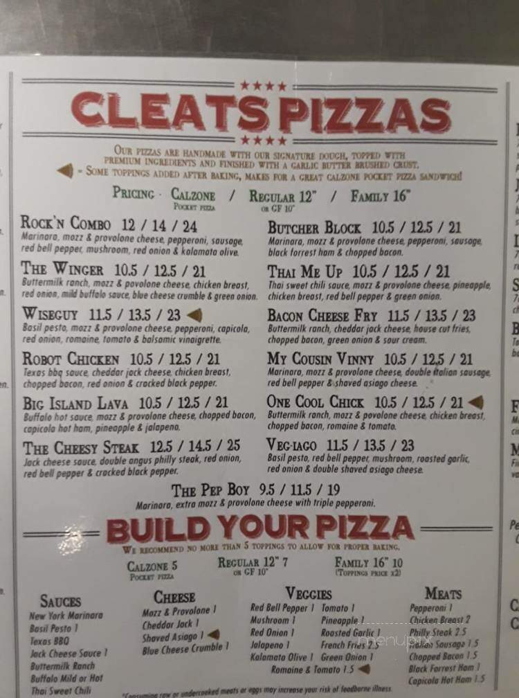 The Control Room - Colorado Springs, CO menu_pic