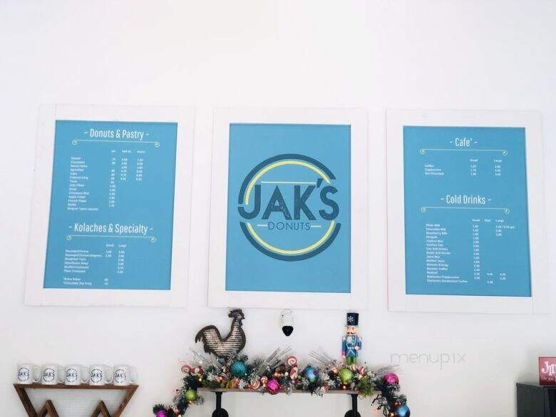 Jaks Donuts - Broussard, LA menu_pic
