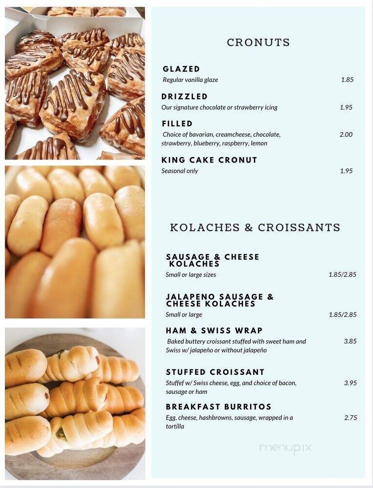 Jaks Donuts - Broussard, LA menu_pic