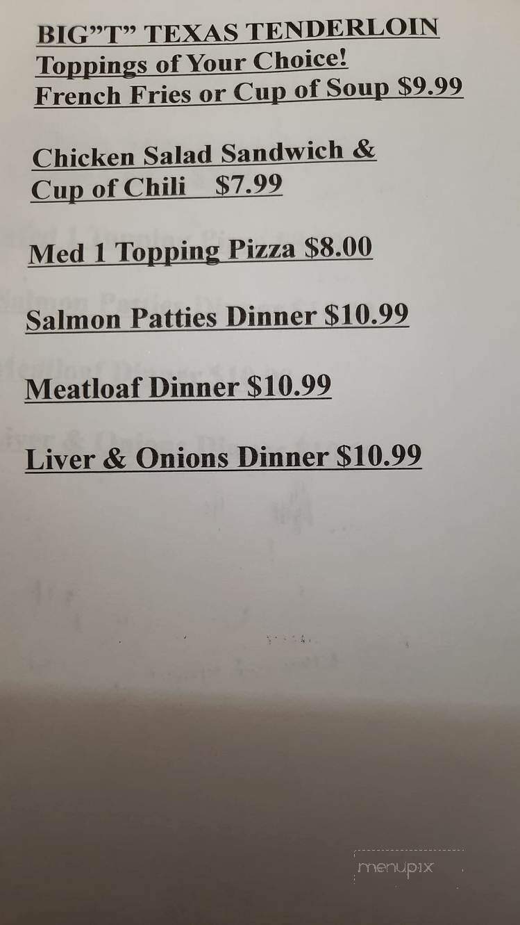 Mona Lisa's Restaurant - Mowrystown, OH menu_pic