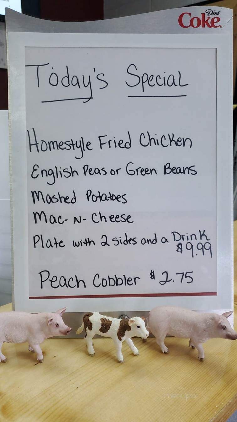 Bone' s Backstreet BBQ - Clanton, AL menu_pic