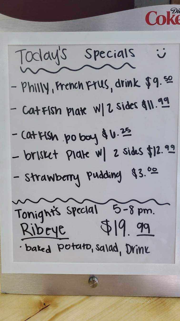 Bone' s Backstreet BBQ - Clanton, AL menu_pic