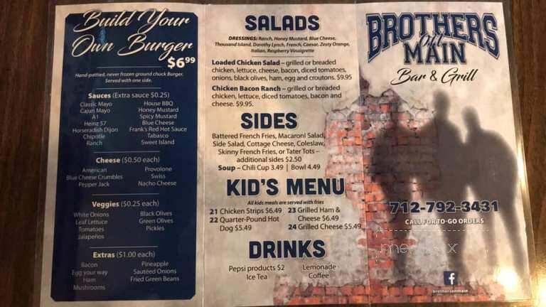 Brothers On Main Bar & Grill - Carroll, IA