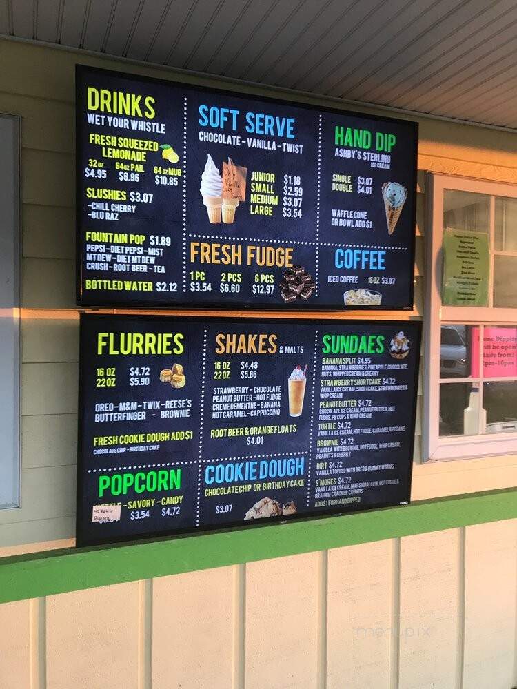 Dune Dippity - Mears, MI menu_pic