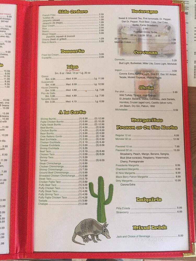 Armadillo Mexican Grill - Mansfield, LA