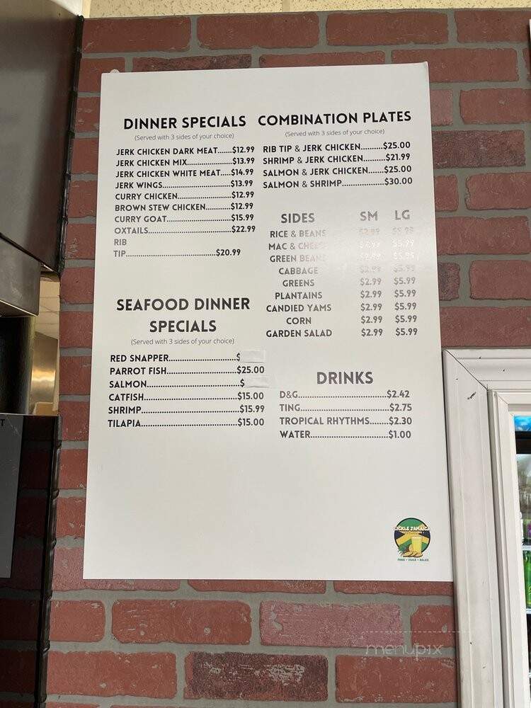 Lickle Jamaica Restaurant - Maywood, IL menu_pic