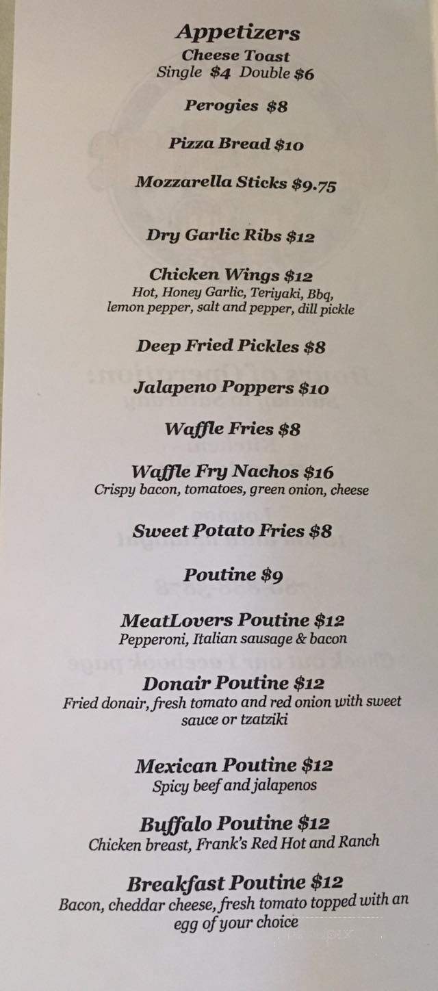 Close 2 Home Restaurant & Lounge - Hardisty, AB menu_pic