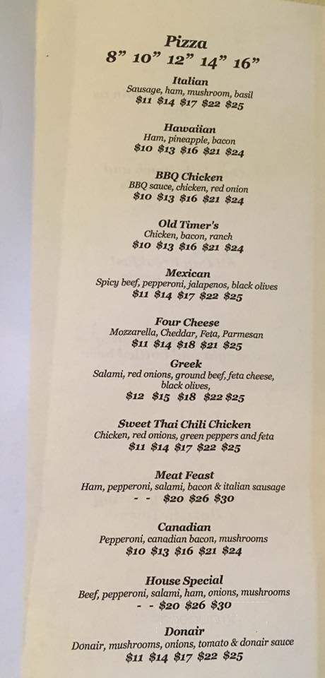 Close 2 Home Restaurant & Lounge - Hardisty, AB menu_pic