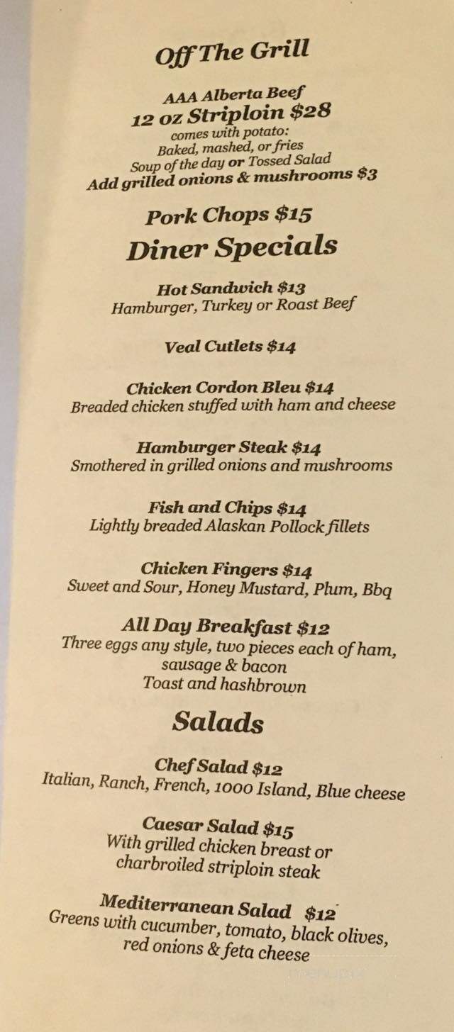 Close 2 Home Restaurant & Lounge - Hardisty, AB menu_pic