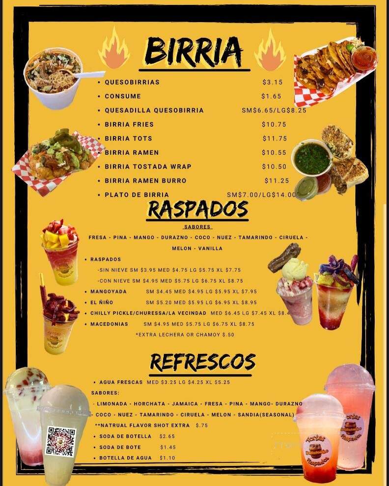Deliciocho - Tucson, AZ menu_pic